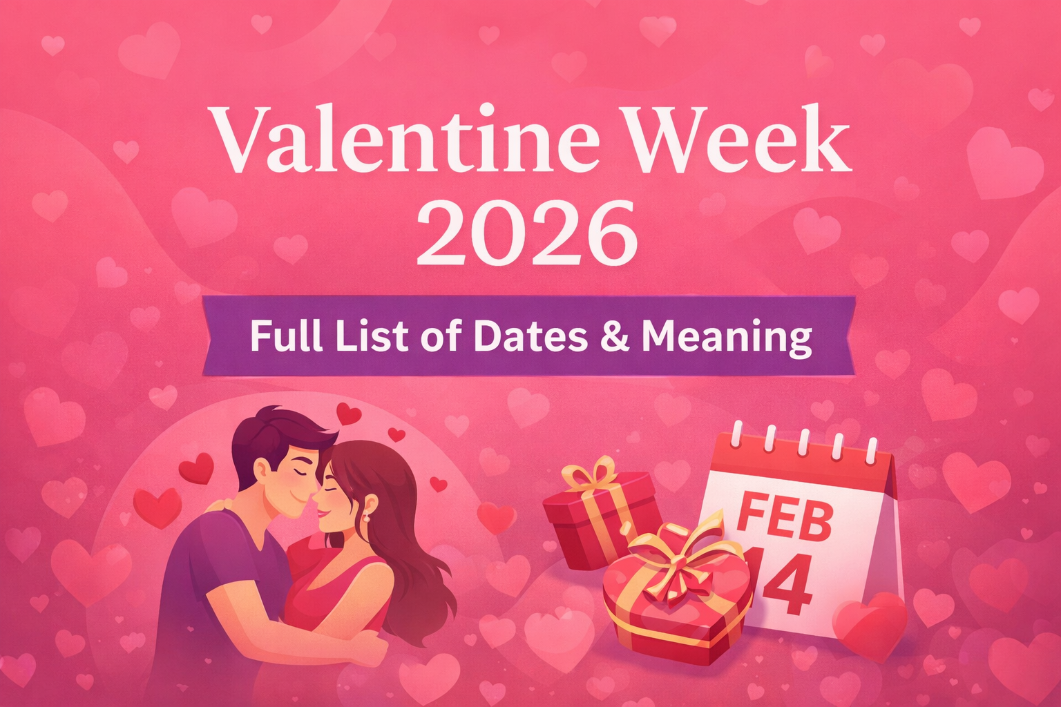 Valentine Week 2026 full list of dates and meaning